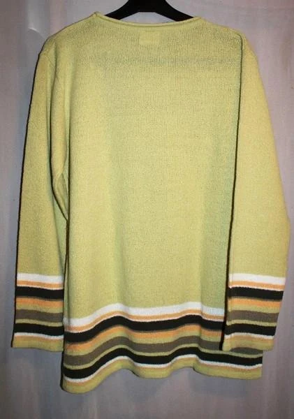 #Beige-groen trui T42/44 (eerder 42) – photo 4